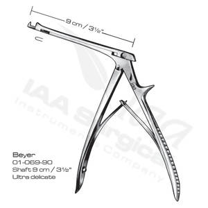 INSTRUMENTS CHIRURGICAUX IAA – Set de forceps à perforation vertébrale Ferris Smith Kerrison en acier inoxydable, certifiés CE - Product Image 4