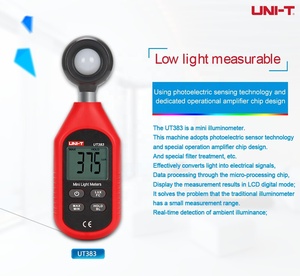 Ut383 medidor de <span class=keywords><strong>lux</strong></span> digital iluminômetro, medidor de luz digital de fc tester max.200,000 <span class=keywords><strong>lux</strong></span> testador de vela - Product Image 6