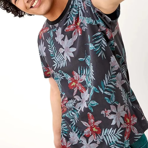 T-shirts décontractés pour hommes 100 % coton, séchage rapide, respirants, à manches courtes, tissu doux, coupe classique, taille ajustable, prix raisonnable - Product Image 3