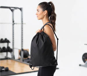 Custom Logo Travel Backpack Drawstring <b>Bag</b> Waterproof Casual Shoulder <b>Bags</b> Unisex Polyester Sports Training Drawstring <b>Bags</b> - Product Image 5