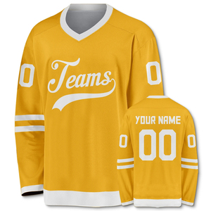 Camiseta de Hockey sobre Hielo Personalizada Unisex para Adultos, Uniforme Deportivo con Impresión por Transferencia de Calor, 100% Poliéster Antibacteriano - Product Image 5