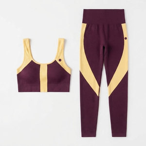 New Season <b>Seamless</b> Ribbed Gym Set Women Ribbed Active Training <b>Clothing</b> For Workout Athletic Practice And For Gym Fitness Use - Product Image 5