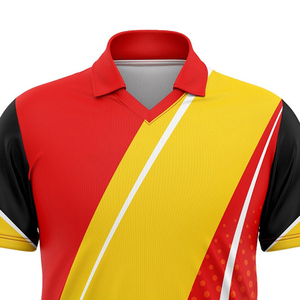 Uniformes de cricket personnalisables de haute qualité, design haut de gamme, 100% polyester, haute élasticité, uniformes de cricket sublimés - Product Image 6