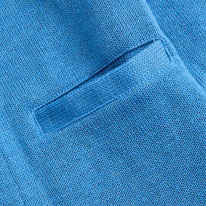 Cárdigan de lana/nailon azul con cuello en V para hombre, de manga larga, con botones, antipilling, antiarrugas, transpirable, con encaje, de última tendencia - Product Image 2
