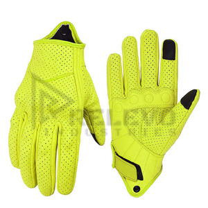 Guantes de Motociclismo de Manga Corta para Pista, con Costuras Resistentes de Alta Calidad, Palma Antideslizante con Agarre Protector - Product Image 1
