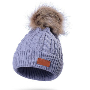 Soft Jacquard Knit 100% Acrylic Beanie <b>Hat</b> <b>Winter</b> Warm Outdoor High Quality Unisex Comfortable Stretch Fit Solid Pattern - Product Image 3