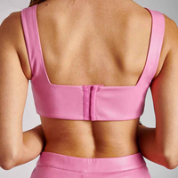 Robes sur mesure OEM pour femmes, tenue sexy pour soirée de rue ou club, ensemble deux pièces, haut court en cuir PU et jupe mini moulante