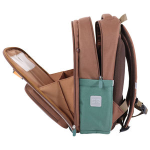 Multiple Pockets and Zipper Closure Unisex Daypack Fashion Student <b>Backpack</b> 15 Inches Softback Student <b>Backpack</b> - Product Image 5