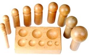 Punzones de Cúpula de Madera SUNTOOLS/STIPL Modelo 294N de Alta Calidad con Bloque, Herramienta para Joyería, Venta al por Mayor a Bajo Precio - Product Image 2