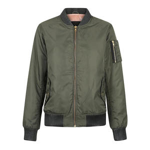 Chaqueta Bomber Ligera para Mujer, Logotipo Bordado Personalizable, Impermeable, Mangas Desmontables, Venta al Por Mayor Disponible - Product Image 1