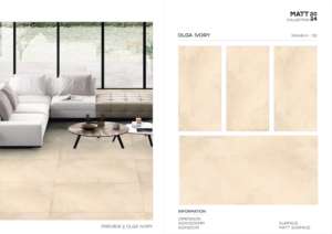 กระเบื้องพอร์ซเลน OLGA BROWN รุ่น Matt ขนาด 600x1200 มม. รูปแบบแผ่นใหญ่ พื้นผิวพรีเมียม กันลื่น สำหรับผนังและพื้น ตกแต่งภายในและภายนอกอาคารทันสมัย - Product Image 5