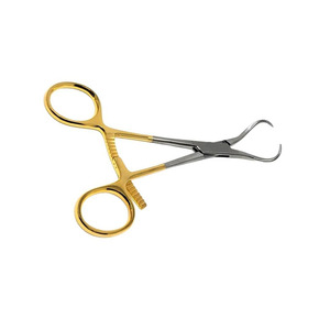 Pinces de réduction osseuse manuelles en acier inoxydable de qualité supérieure pour usage hospitalier, haute qualité, 5,5 pouces, pointes courbées et angulées - Product Image 4