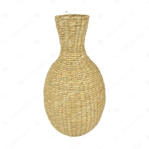 Vietrustic Elegante Organizador de Plantas y Flores con Núcleo de Bambú Hilado, Florero de Pasto Marino, Soporte de Mesa Cosido para Jarrones y Macetas - Product Image 4