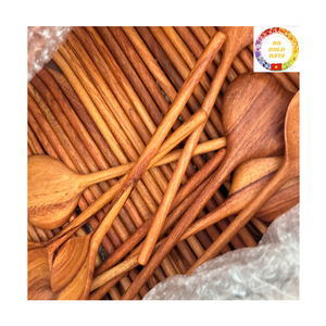 Cuillère en bois |   Cuillère à miel en bambou |   Taille mini |   Ustensiles de cuisine écologiques |   Fournisseur en gros - Product Image 1