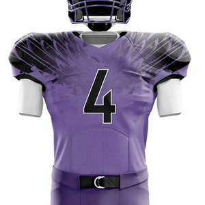Uniforme de football américain respirant, confortable et de haute qualité, avec couleur personnalisée, entièrement élégant et unisexe - Product Image 4