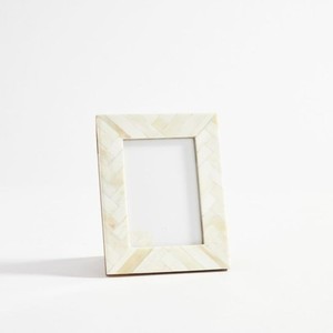 Marco de Fotos Rectangular Decorativo Premium con Incrustaciones de Madera, Resina y Hueso para Sala de Estar - Product Image 2