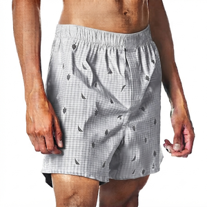 Shorts de bain pour hommes de qualité supérieure, décontractés, en coton, à taille élastique, respirants, écologiques, à séchage rapide, pour la plage et le surf - Product Image 3