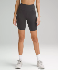 Ladies High Waist Sporty Cycling Shorts Breathable Quick Dry <b>Tummy</b> <b>Control</b> Elastic Waist Spandex/Polyester Athletic - Product Image 3