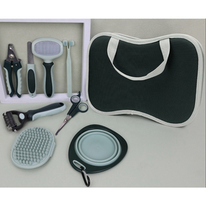 Sac de rangement pliable en plastique pour outils de toilettage, coupe-ongles, peigne anti-puces, kit de toilettage sûr pour animaux de compagnie, pour l'élimination des poils de chat - Product Image 3