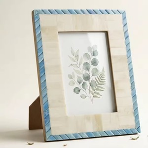 Handcrafted Bone Inlay <b>Photo</b> <b>Frame</b> Decorative Botanical Picture Display <b>Frame</b> Handmade Mosaic Inlay Tabletop From REHMAN CRAFT - Product Image 2