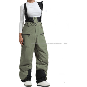 Pantalones de Esquí Unisex Polartec, Nuevo Estilo, Gruesos, Ropa Deportiva de Invierno, Resistentes al Viento, Impermeables, Transpirables, con Cuello Alto - Product Image 5