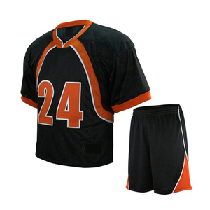 Vêtements de sport, haut 100% polyester, maillot et ensemble uniforme de lacrosse personnalisés pour hommes, séchage rapide, léger, vêtements de lacrosse - Product Image 6