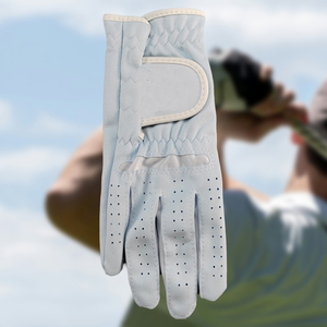 Guantes de Golf de Cuero Cabretta con Logotipo Personalizado al por Mayor, Duraderos, Transpirables, Antideslizantes, Coloridos, para Mano Izquierda/Derecha, para Deportes - Product Image 1