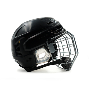 Casque de lacrosse blanc intégral avec cage métallique pour adulte – Équipement de sport de terrain - Product Image 5