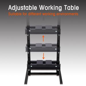 Prensa Hidráulica de Taller de 12 Toneladas de Capacidad, Montaje en Suelo, Mesa de Trabajo Ajustable, Placas de Prensa con Estructura en H para Garaje, Fácil de Usar - Product Image 6
