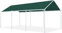 Pare-choc en acier robuste, 10x10x20 pieds, abri de voiture, Garage, tente de fête, carpe en métal