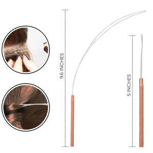 Kit d'outils professionnels de haute qualité pour extensions de cheveux, couleur or, logo personnalisé, acier inoxydable de qualité chirurgicale - Product Image 5