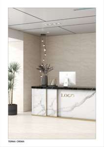 Azulejo Moderno de Porcelana Esmaltada Mate de 600x600, Resistente al Ácido, para Piso y Pared, con Textura Sólida, Grosor de 8-9 mm, para Baño y Cocina - Product Image 2