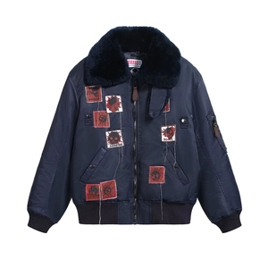 Chaqueta Bomber Transpirable para Hombre OEM – Exterior 100% Algodón – Relleno Acolchado de Poliéster/Algodón - Product Image 1