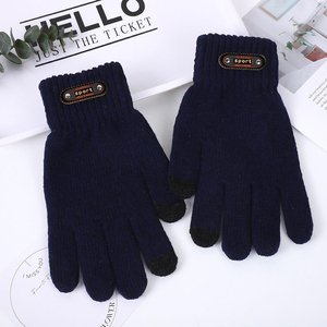Winter <b>Warm</b> <b>Gloves</b> Women Men Touch Screen Thicken Knitted Guantes Mittens Outdoor Ride Warmer Windproof Hand <b>Glove</b> Gift - Product Image 6