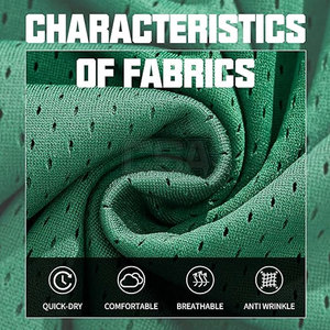 Shorts de sport en mesh, tissu respirant, coupe confortable et extensible, idéal pour l'entraînement, la course à pied et le fitness. - Product Image 5