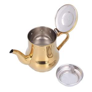 Théière sifflante en laiton émaillé de qualité supérieure, compatible avec les cuisinières à gaz, avec sifflet de sécurité, pour usage domestique et hôtelier - Product Image 6