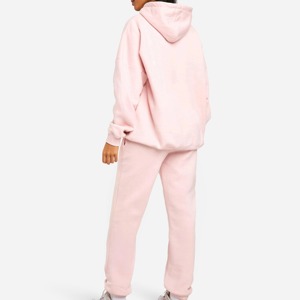 Ensemble de survêtement polaire personnalisé pour femme – Hoodie ample et décontracté, pantalon de jogging, épaules tombantes, manches longues, chaud et décontracté - Product Image 3