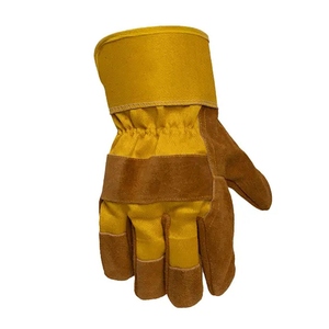 Guantes de Trabajo de Cuero Vacuno de Primera Calidad, Resistentes, para Seguridad Industrial, Protección de Manos, Construcción y Hogar - Product Image 4