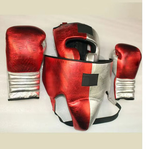 Boxing <b>Set</b> of <b>Punch</b> Bag Hanging and Leader Gloves Genuine Leatherboxing <b>Sets</b> Hand Wraps Genuine Leather Fighting Boxing <b>Set</b> - Product Image 3