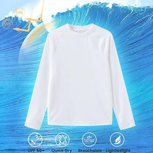 Camisetas Deportivas de Manga Larga para Niños, Protección Solar, Secado Rápido, Camisetas para Adolescentes - Product Image 4