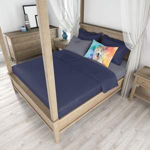 Ligero y súper suave Gran Pirineo Hippie Dawg Funda De Almohada estándar Fácil cuidado Ilustraciones decorativas Funda de cojín - Product Image 4