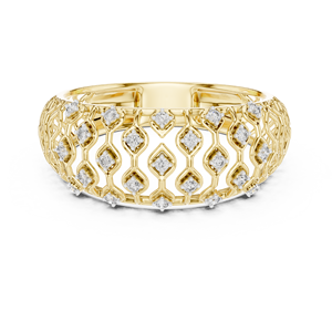 Anillo de Diamantes Cultivados en Laboratorio para Mujer CROWNLINK, Oro Rosa de 18 Quilates, Minimalista, Chapado en Rodio, para Compromiso, Fiesta, San Valentín, Regalo, Evento Glamuroso - Product Image 6