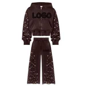 Two Piece <b>Track</b> <b>Suit</b> Sets Men Rhinestone Tracksuit Men's <b>Track</b> <b>Suits</b> Rhinestone Tracksuits Sweatpants Set - Product Image 2