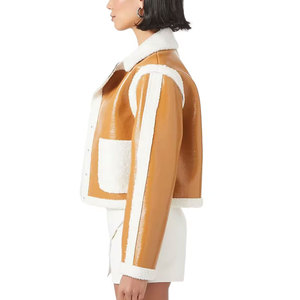 Chaqueta de Motocicleta de Cuero Genuino de Alta Calidad para Mujer BRUIT INTERNATIONALS - Diseño Clásico Transpirable de Invierno - Product Image 3