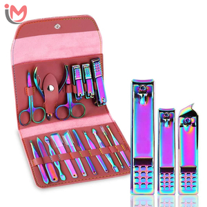 High Quality Wholesale Nail Clipper Set with All Manicure <b>Tools</b> Stainless Steel Chiropody Instruments and <b>Pedicure</b> Kits OEM - Product Image 1