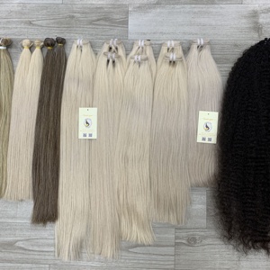 Paquet de trame de cheveux bouclés birmans bruts en platine noir naturel Extensions de cheveux humains russes doux avec style de vague naturelle - Product Image 5