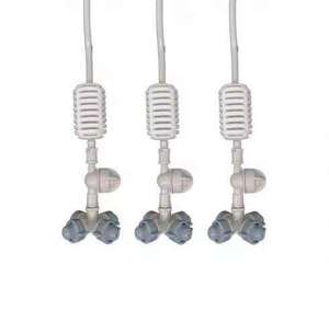Connecteur de tuyau d'irrigation goutte à goutte à quatre voies, en plastique blanc, pour arrosage agricole, jardin, serre - Product Image 4