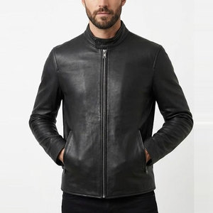 Heavy Duty Leather Winter <b>Jacket</b> For <b>Men</b> Genuine Leather <b>Warm</b> <b>Jacket</b> Comfortable Durable Outerwear For Outdoor - Product Image 4