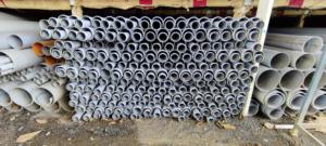 Tuyau PVC rond de 160 mm, longueur 6 m, épaisseur 2 mm, raccordement par solvant, pression 4 kg pour l'irrigation agricole efficace - Product Image 2