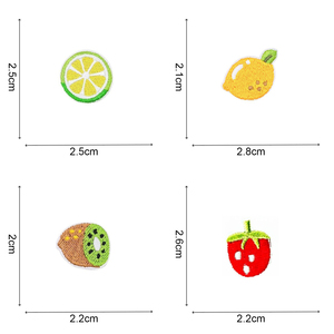 Parche Bordado Termoadhesivo Personalizado Ecológico con Diseño de Frutas para Sombreros y Decoración Textil - Product Image 5